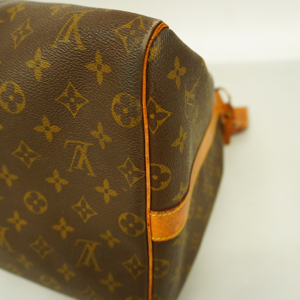 Louis Vuitton Monogram Canvas Keepall Travel Bag Brown and Tan - Picture 12 of 13